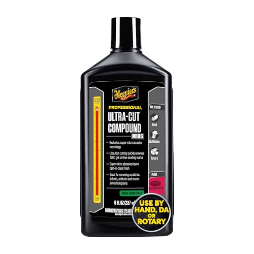 Meguiar's M105 Ultra-Cut Compound for Scratch and Swirl Removal