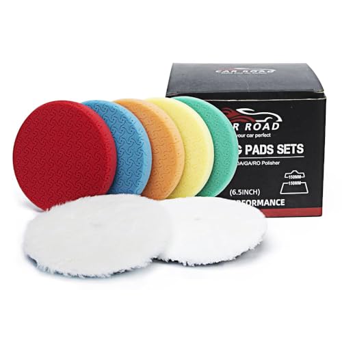 6-Inch Car Polishing and Buffing Pad Kit
