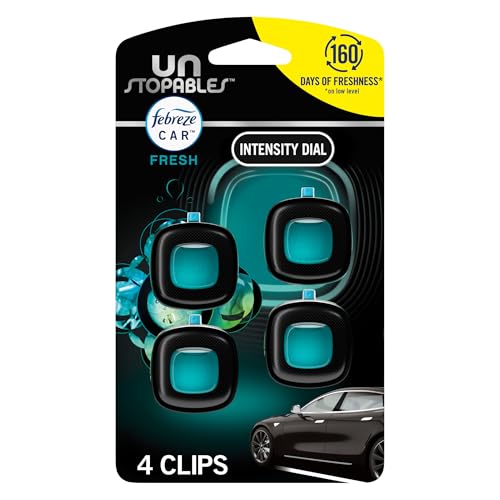 Febreze Car Vent Clip Air Freshener ,  Unstopables Fresh Scent