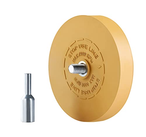 Decal Remover Eraser Wheel for Vinyl, Stickers, and Adhesives