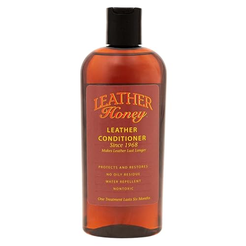 Leather Honey Leather Conditioner ,  Long-Lasting Protection for All Leather Items