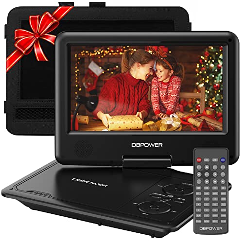 DBPOWER 11.5" Portable DVD Player with Swivel Screen and Built-in Battery