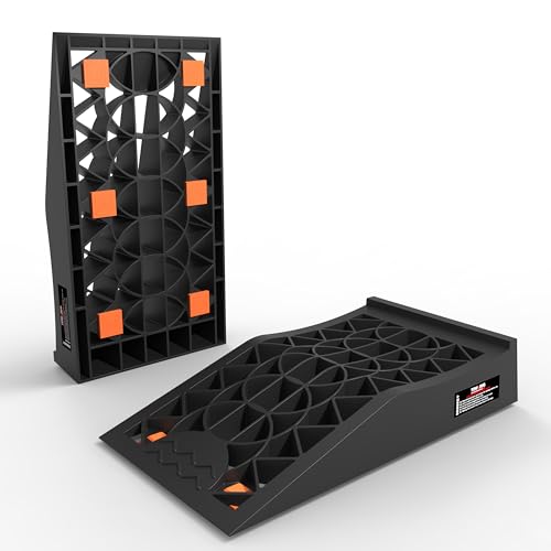 TOWKING Heavy Duty Car Ramps for Low Clearance Vehicles