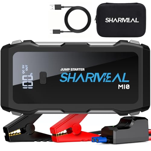 5000A 12V Car Jump Starter with USB Quick Charge and LED Flashlight