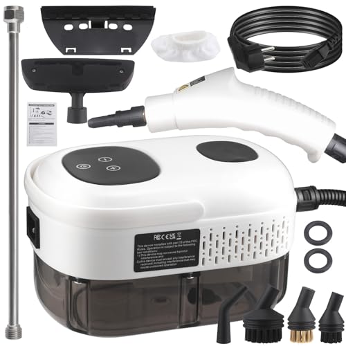 Handheld Multipurpose Steam Cleaner with Adjustable Steam Levels