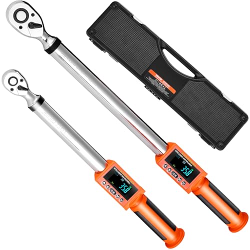 Digital Torque Wrench Set with 3/8" and 1/2" Drives, 2% Accuracy