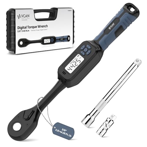 3/8 Digital Torque Wrench with LED Display and Audible Alerts