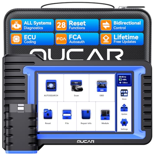 MUCAR Bidirectional OBD2 Scanner with ECU Coding and Active Test