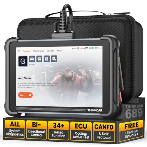 THINKCAR ThinkScan 689 OBD2 Car Diagnostic Scanner with Advanced ECU Coding