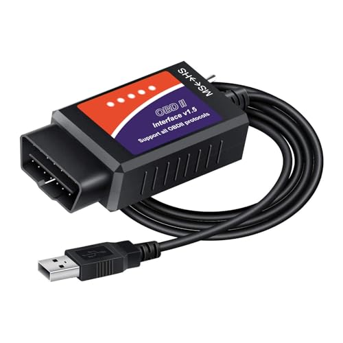 ELM327 USB OBD2 Diagnostic Scanner for Ford, Lincoln, Mazda, and Mercury