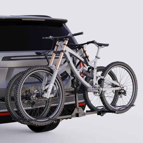 Heavy-Duty 2-Bike Hitch Rack for Electric and Fat Tire Bikes