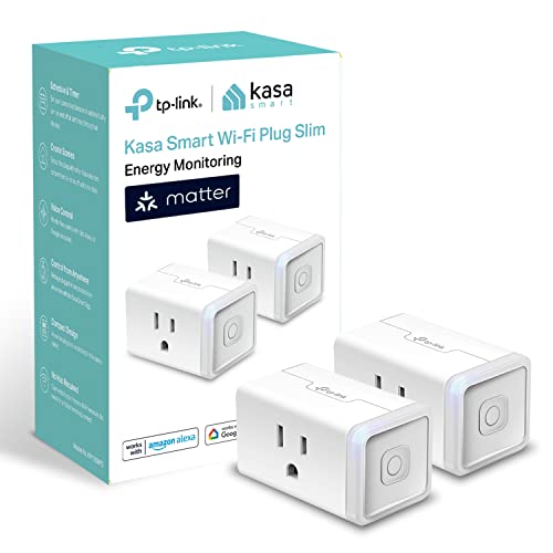 Kasa Matter-Compatible Smart Plug with Energy Monitoring
