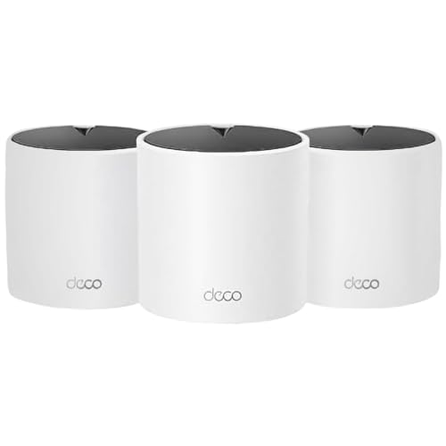 TP-Link Deco X15 AX1500 Dual-Band WiFi 6 Mesh System - 3 Pack