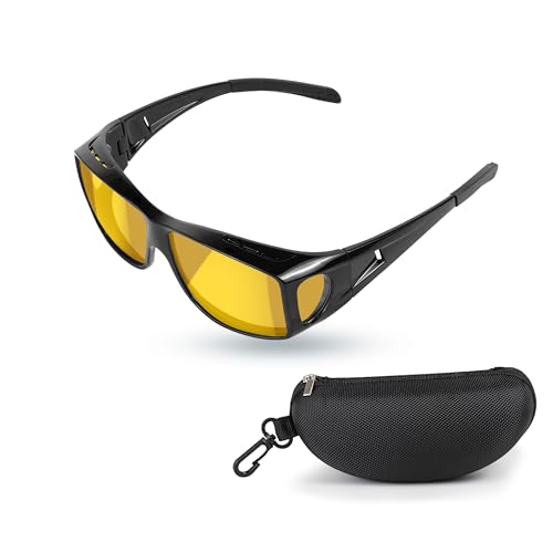 iLonyro Night Vision Glasses for Driving - Anti-Glare Polarized Lenses