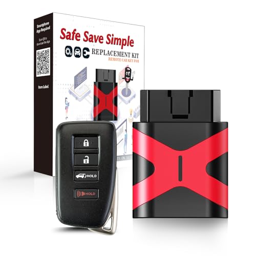 Programmable Replacement Key Fob Kit for Lexus NX and LX Models