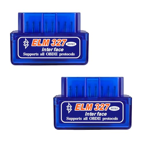 Bluetooth OBDII Car Diagnostic Scanner - 2 Pack