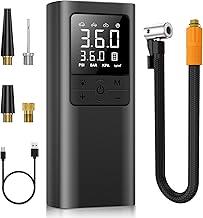 Portable Tire Inflator - Cordless Air Pump with Digital Gauge