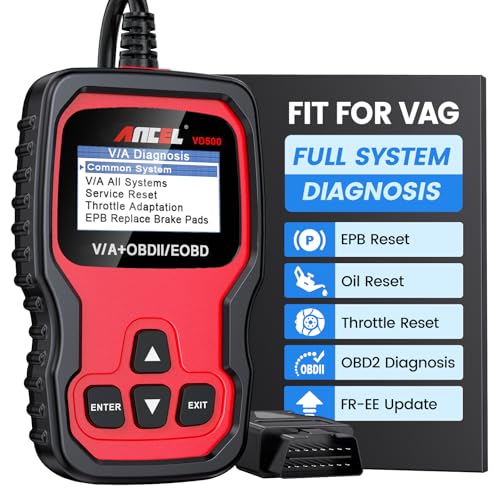 ANCEL VD500 OBD2 Scanner for Volkswagen Group Vehicles