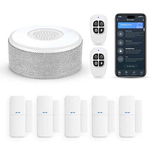 WiFi Smart Home Security Alarm System with App Alerts and Voice Control