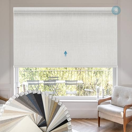 WEFFORT Smart Motorized Blackout Roller Shades with HomeKit Compatibility