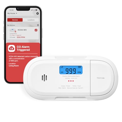 X-Sense Wi-Fi Carbon Monoxide Detector with Real-Time Alerts