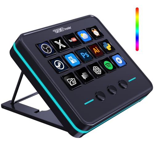VSDINSIDE 18-Key Programmable Macro Keypad with RGB Light Ring