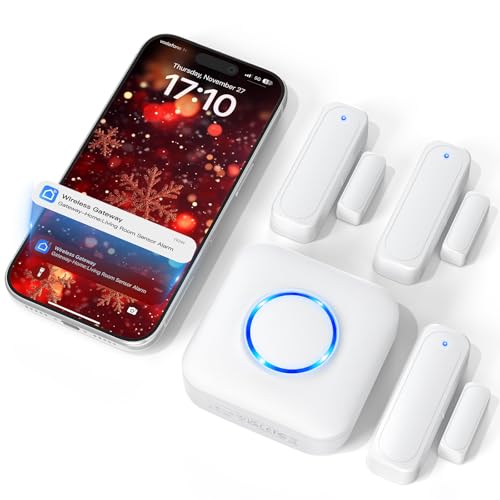 WiFi Door and Window Sensor with Real-Time Alerts and Loud Chime