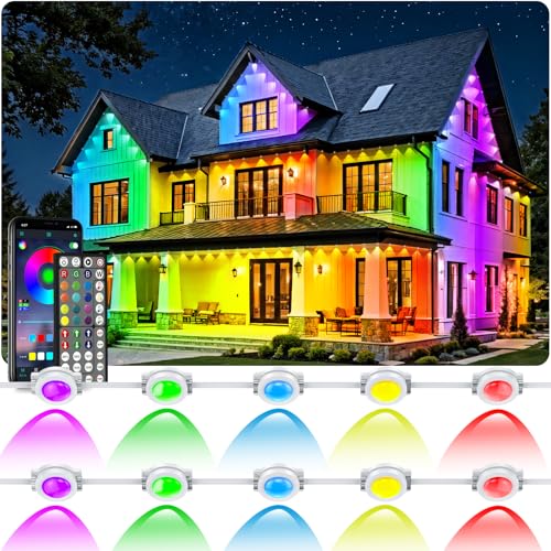 500FT Waterproof Outdoor LED Strip Lights with App Control and Music Sync