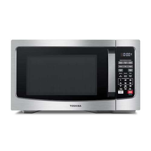 Toshiba 1.2 Cu Ft Countertop Microwave with Smart Sensor and 1000W Power