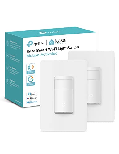 Kasa Smart Motion Sensor Light Switch with Alexa and Google Assistant