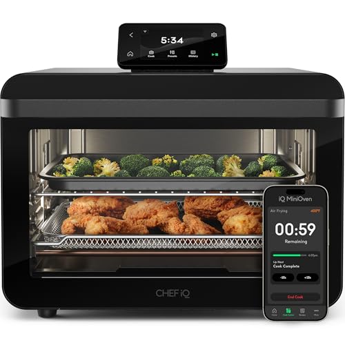 CHEF iQ MiniOven 11-in-1 Smart Toaster Oven and Air Fryer