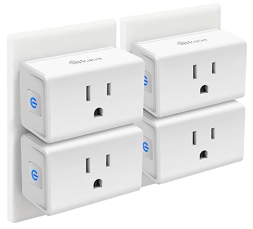 Kasa Smart Plug Mini 15A Wi-Fi Outlet - 4 Pack