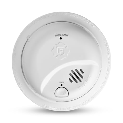 First Alert Battery-Operated Smoke Alarm with Test and Silence Button