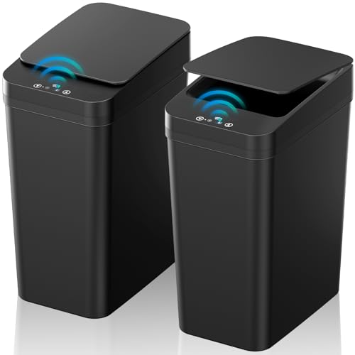2.2 Gallon Automatic Touchless Bathroom Trash Can with Motion Sensor