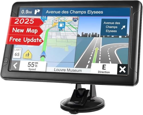 9-Inch Truck & RV GPS Navigator with Lifetime Map Updates and Custom Routing