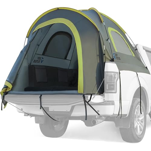Waterproof 2-Person Pickup Truck Tent with Rainfly