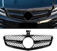 SNA W204 Front Grille for 2008-2014 C-Class (Gloss Black)