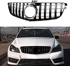 GT Style Front Grille for Mercedes W204 (Black)