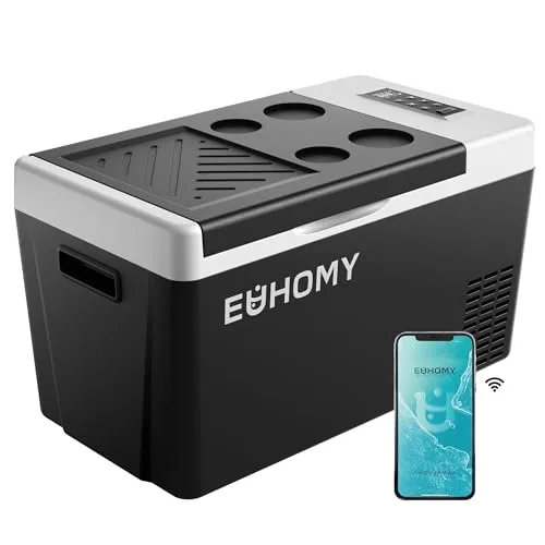 EUHOMY 23QT 12V Car Fridge with App Control