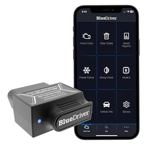 BlueDriver OBD2 Bluetooth Scanner No Subscription