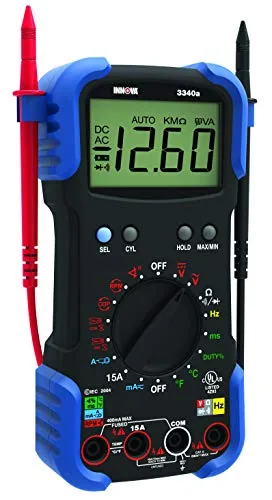 Innova 3340 Automotive Multimeter with RPM and Temp Probe