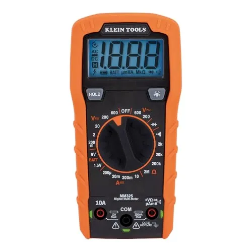 Klein Tools MM325 Manual-Ranging Digital Multimeter 600V