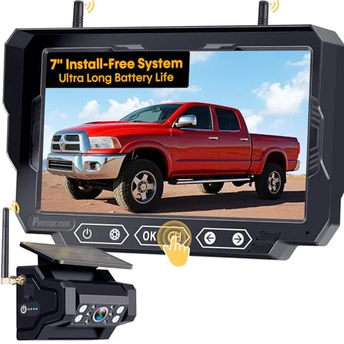Pemacom 1080P Wireless Backup Camera with Magnetic Mount