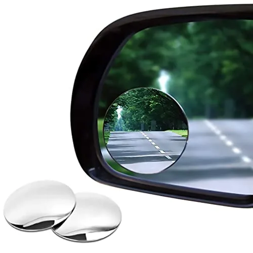 Essential Contraptions 2-Inch Convex Blind Spot Mirror 2-Pack