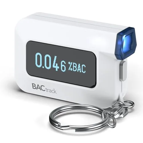 BACtrack C6 Keychain Breathalyzer with Fuel Cell Sensor