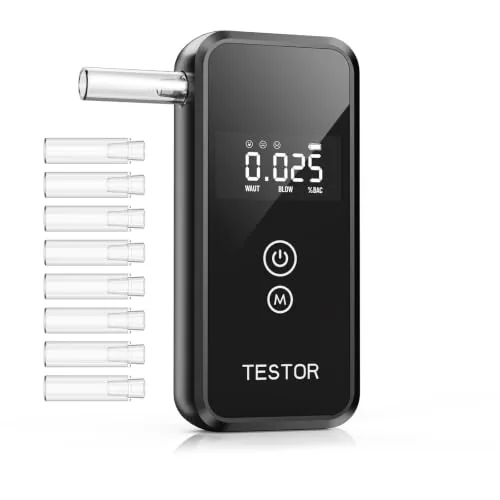 FluxAxis Personal Breathalyzer with Data Storage