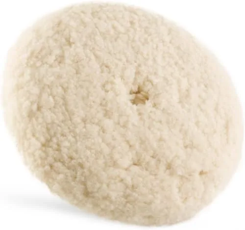 SPTA 9in Double-Sided Natural Wool Buffing Pad