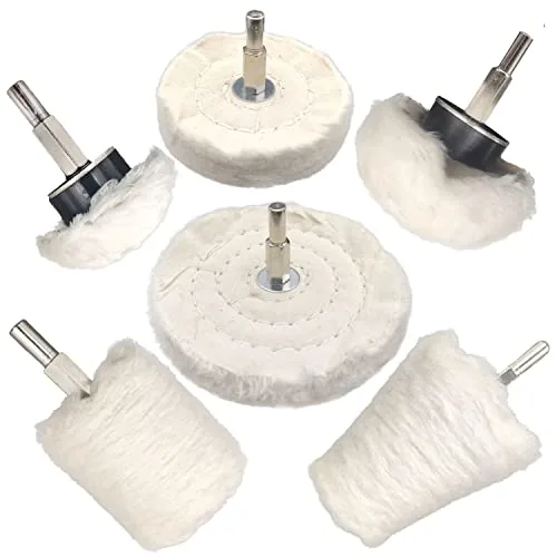 Tworider 6-Piece Drill Buffing Wheel Kit