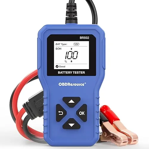 OBDResource BR502 6V/12V/24V Battery Tester 100-2000 CCA