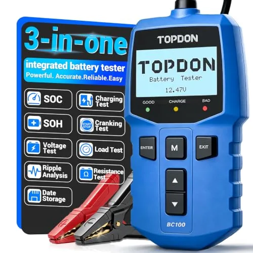 TOPDON BC100 12V Battery Tester 100-2000 CCA